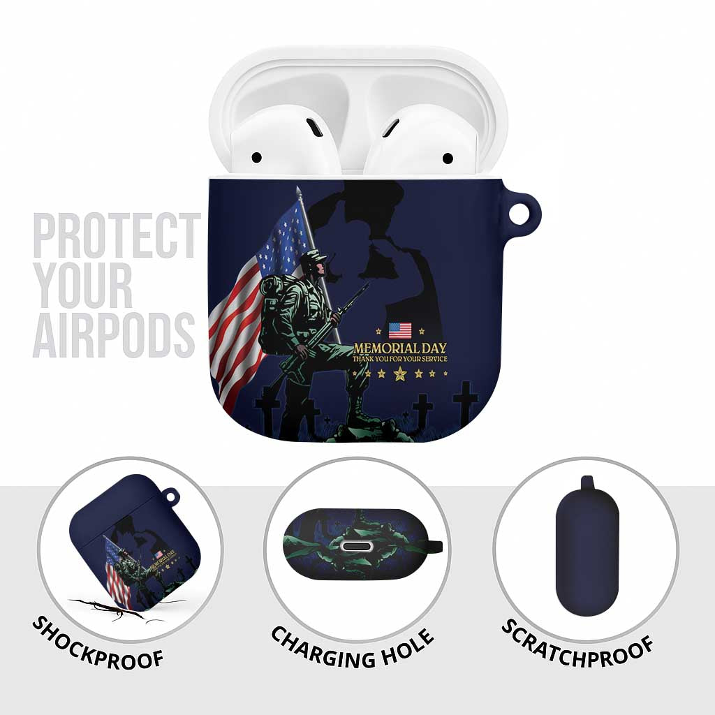 Memorial Day Veteran Remember and Honor AirPods Case