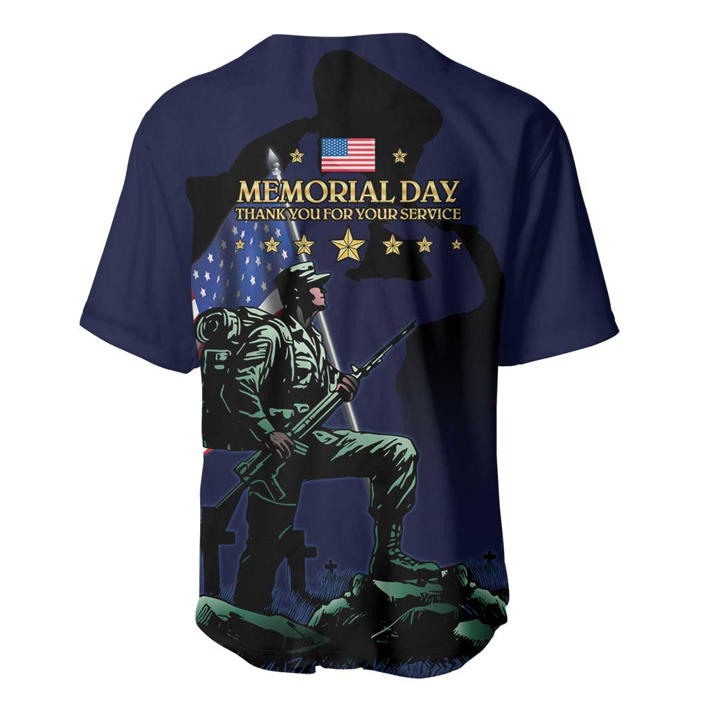 Memorial Day Veteran Remember and Honor Baseball Jersey