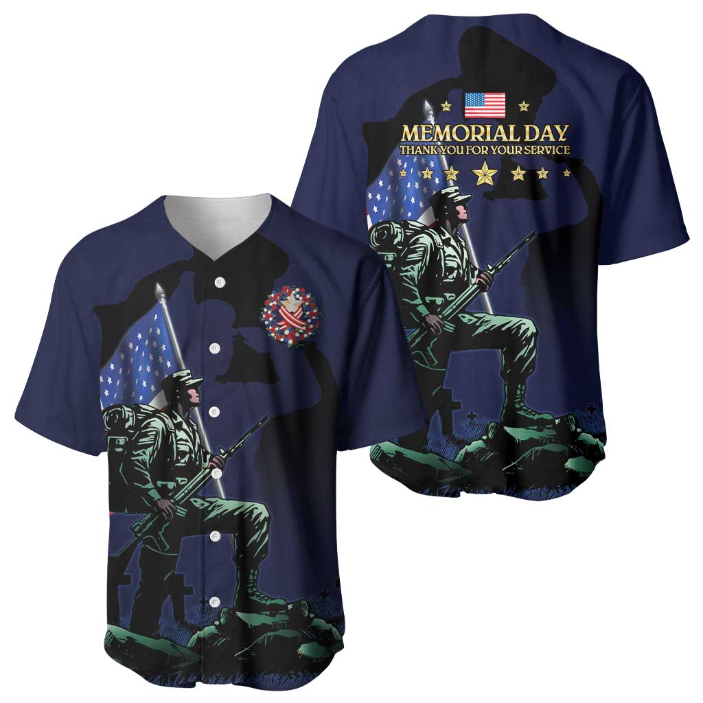 Memorial Day Veteran Remember and Honor Baseball Jersey