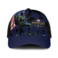 Memorial Day Veteran Remember and Honor Baseball Net Cap