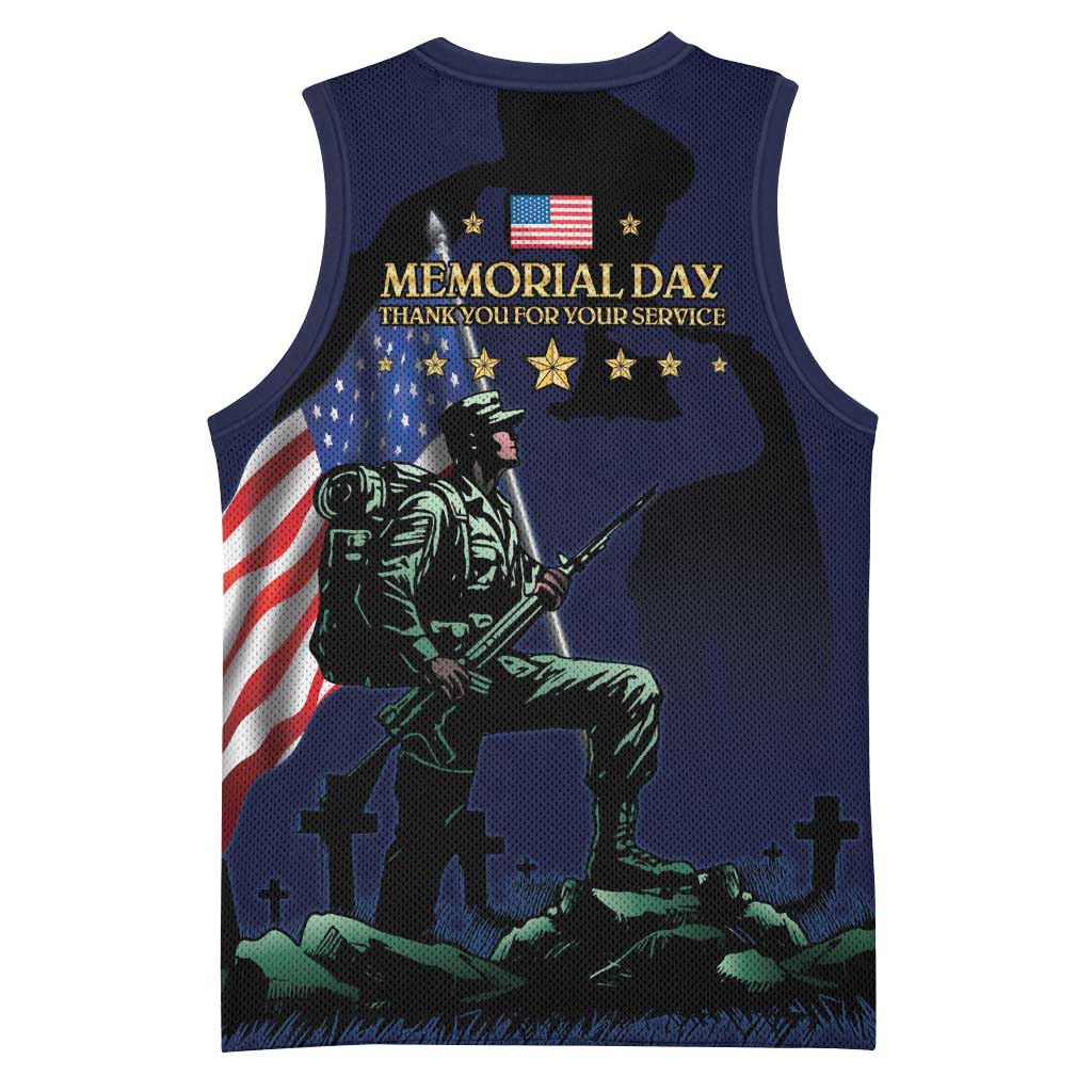 Memorial Day Veteran Remember and Honor Basketball Jersey