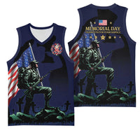 Memorial Day Veteran Remember and Honor Basketball Jersey