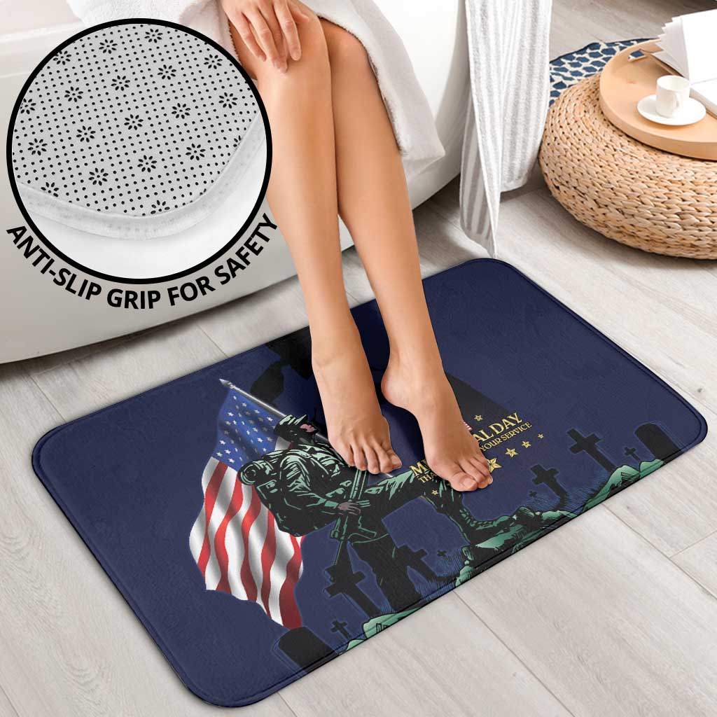 Memorial Day Veteran Remember and Honor Bathroom Set