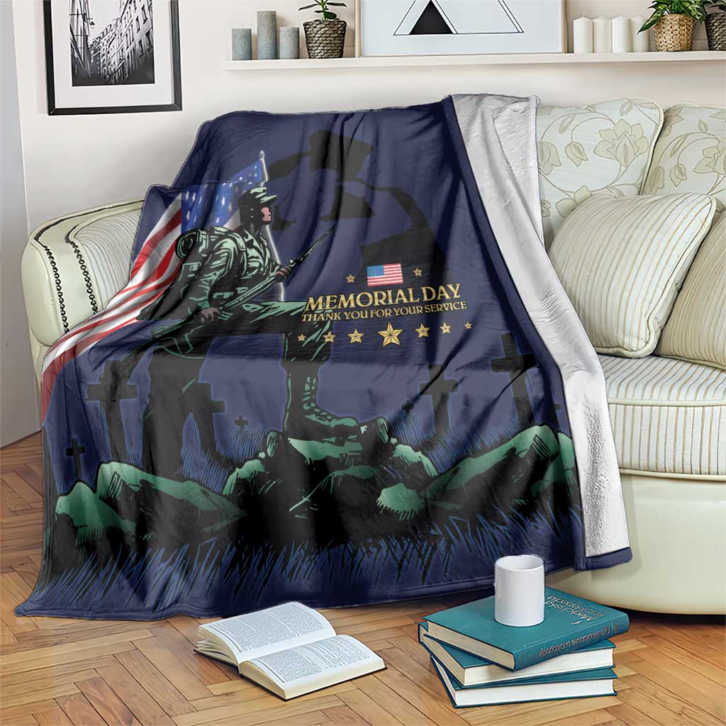 Memorial Day Veteran Remember and Honor Blanket