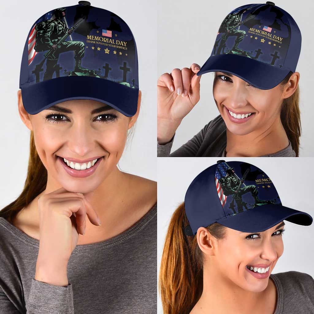 Memorial Day Veteran Remember and Honor Classic Cap