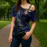 Memorial Day Veteran Remember and Honor Cross Shoulder Shirt