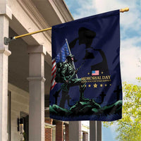 Memorial Day Veteran Remember and Honor Garden Flag