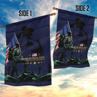 Memorial Day Veteran Remember and Honor Garden Flag