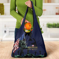 Memorial Day Veteran Remember and Honor Grocery Bag