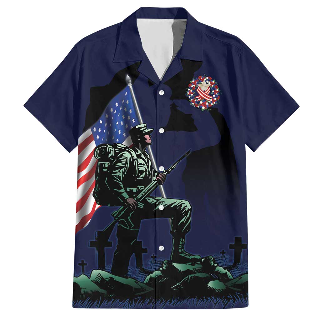 Memorial Day Veteran Remember and Honor Hawaiian Shirt