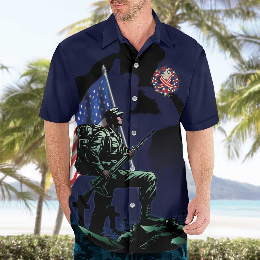 Memorial Day Veteran Remember and Honor Hawaiian Shirt
