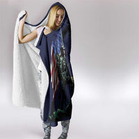 Memorial Day Veteran Remember and Honor Hooded Blanket