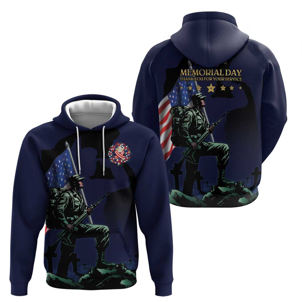 Memorial Day Veteran Remember and Honor Hoodie
