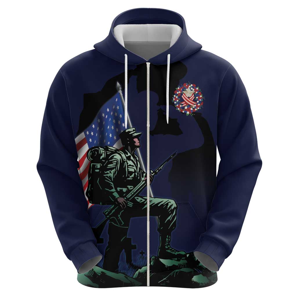 Memorial Day Veteran Remember and Honor Hoodie