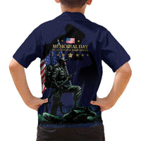 Memorial Day Veteran Remember and Honor Kid Hawaiian Shirt