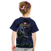 Memorial Day Veteran Remember and Honor Kid T Shirt