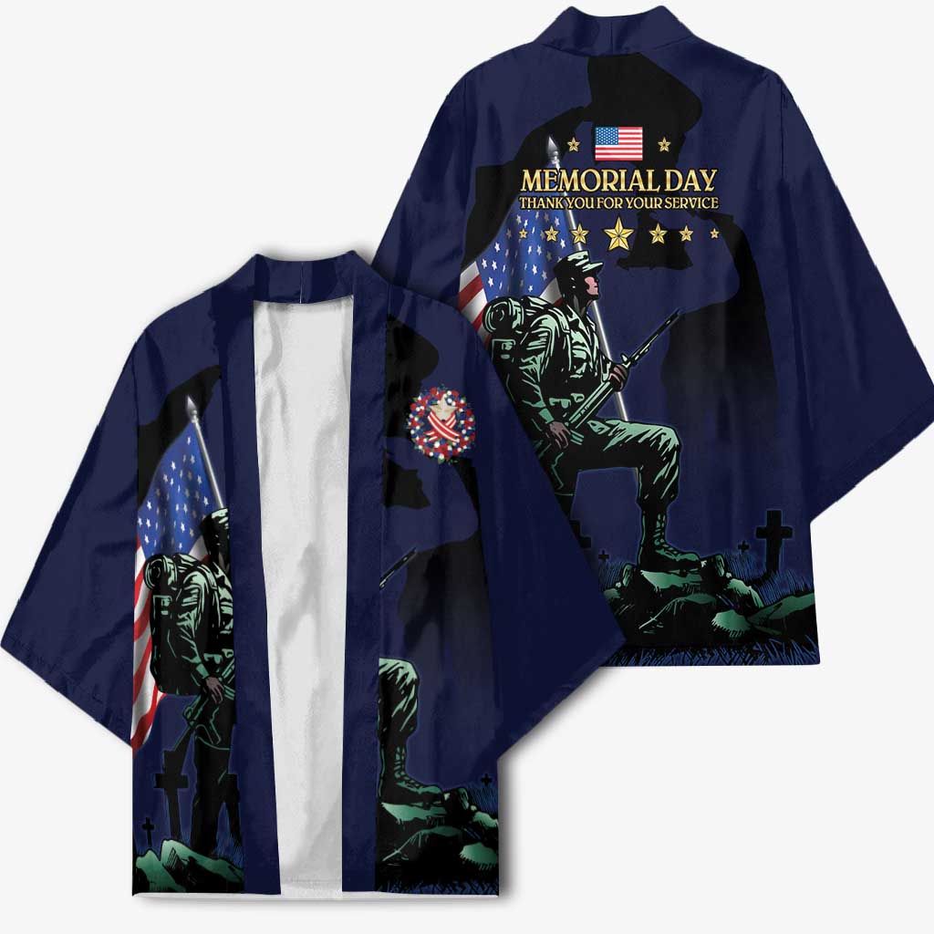 Memorial Day Veteran Remember and Honor Kimono