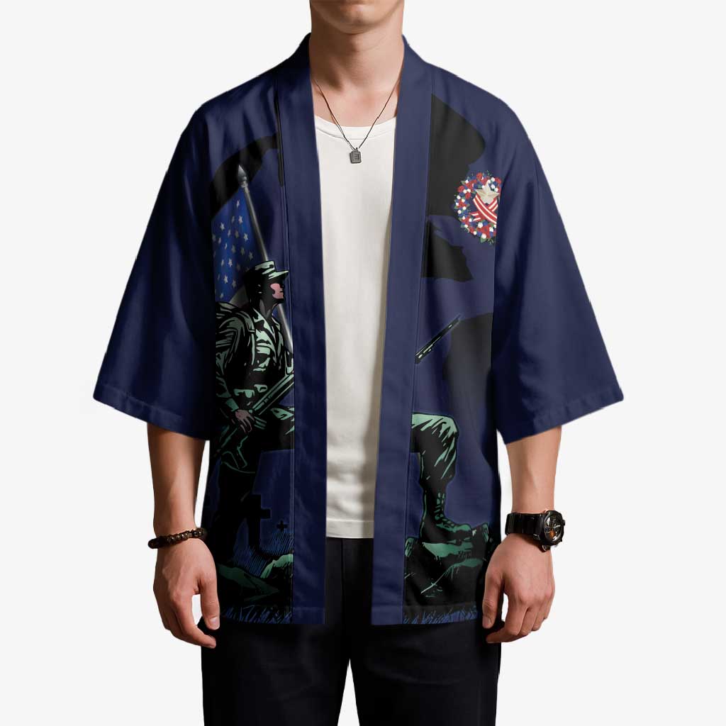 Memorial Day Veteran Remember and Honor Kimono