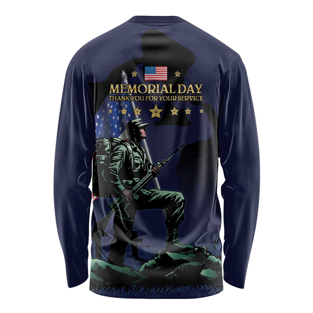 Memorial Day Veteran Remember and Honor Long Sleeve Shirt