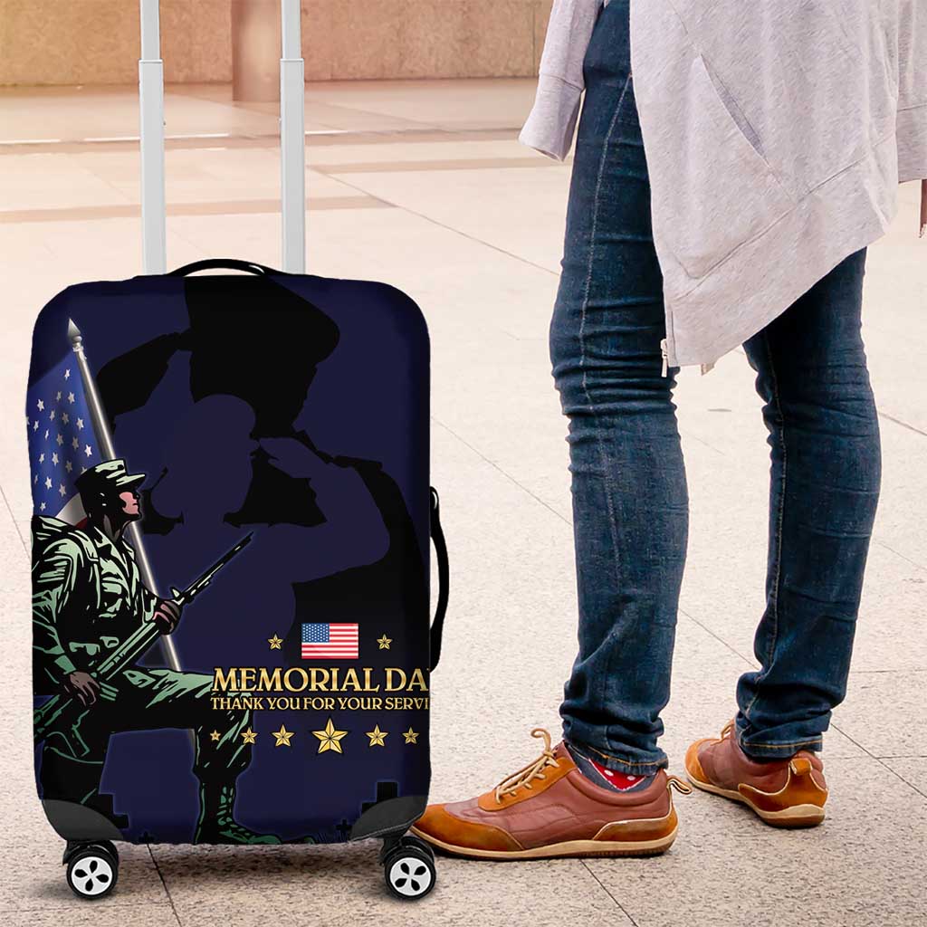 Memorial Day Veteran Remember and Honor Luggage Cover