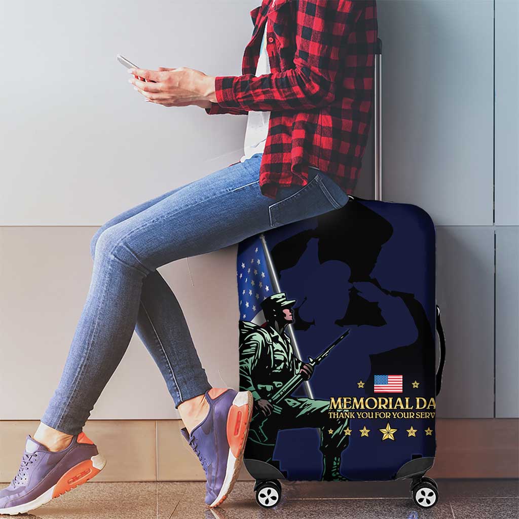Memorial Day Veteran Remember and Honor Luggage Cover