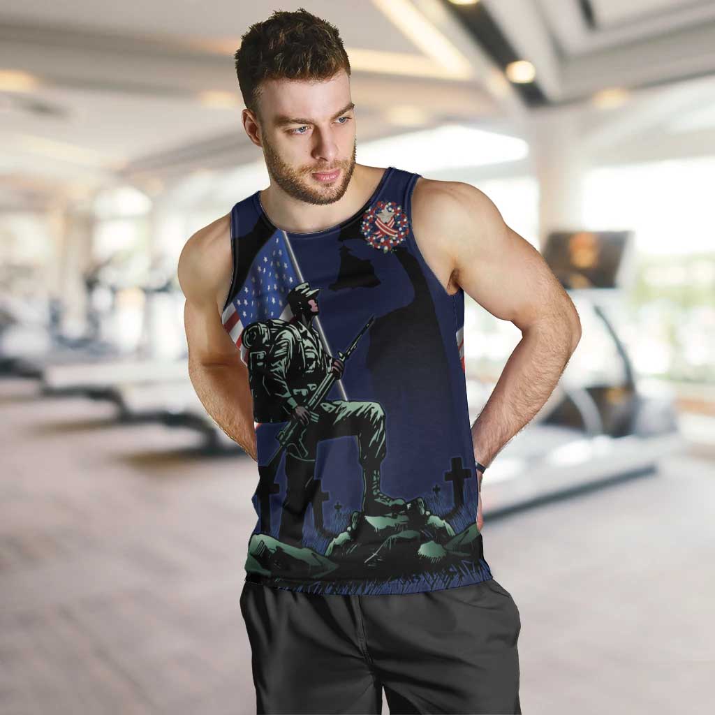 Memorial Day Veteran Remember and Honor Men Tank Top