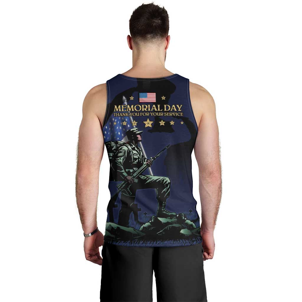 Memorial Day Veteran Remember and Honor Men Tank Top