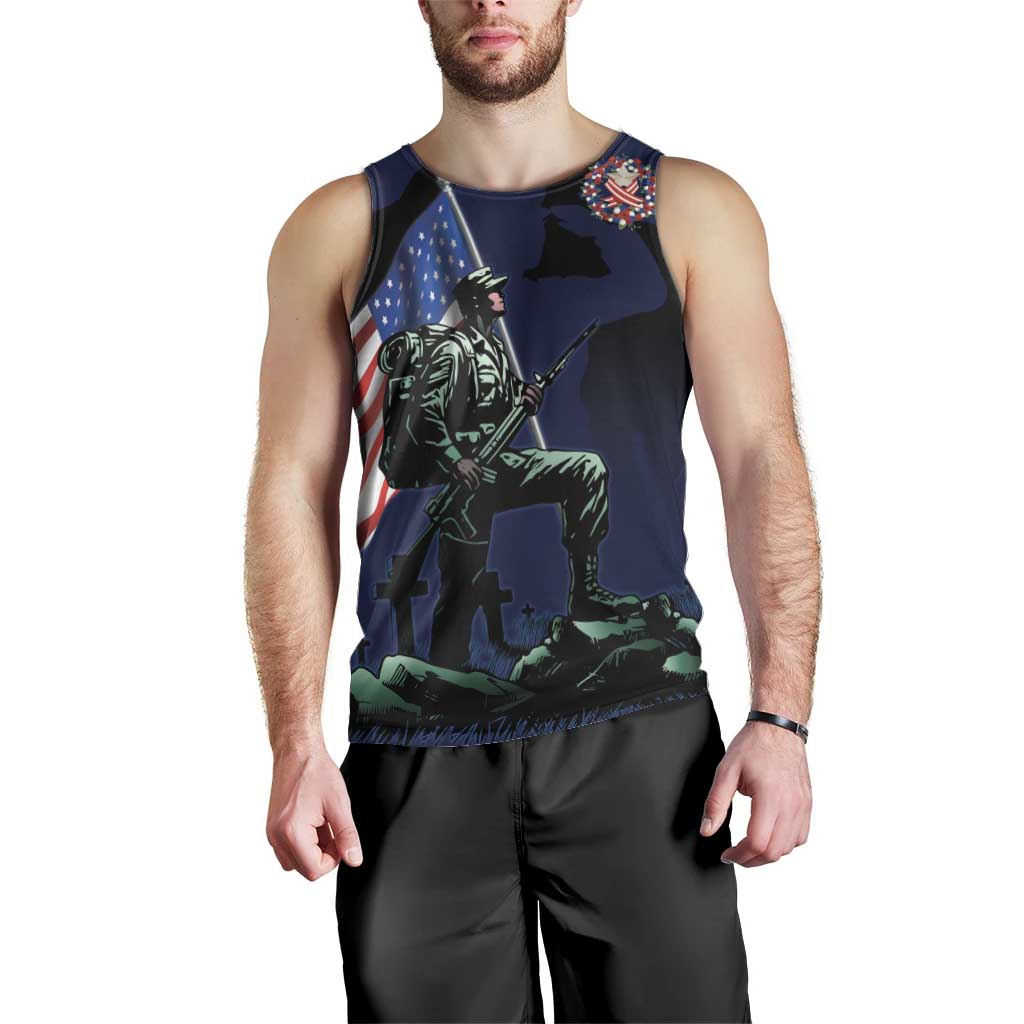 Memorial Day Veteran Remember and Honor Men Tank Top