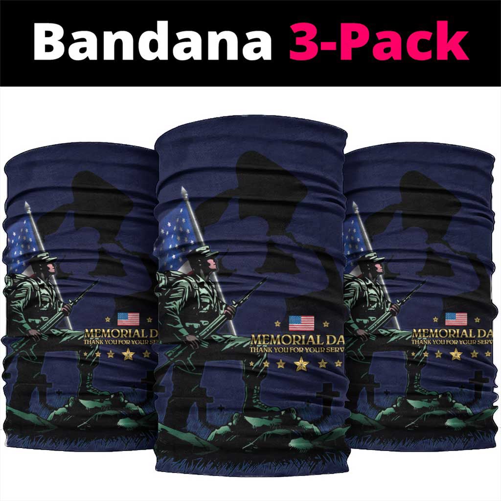 Memorial Day Veteran Remember and Honor Neck Gaiter