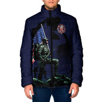 Memorial Day Veteran Remember and Honor Padded Jacket