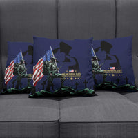 Memorial Day Veteran Remember and Honor Pillow Cover