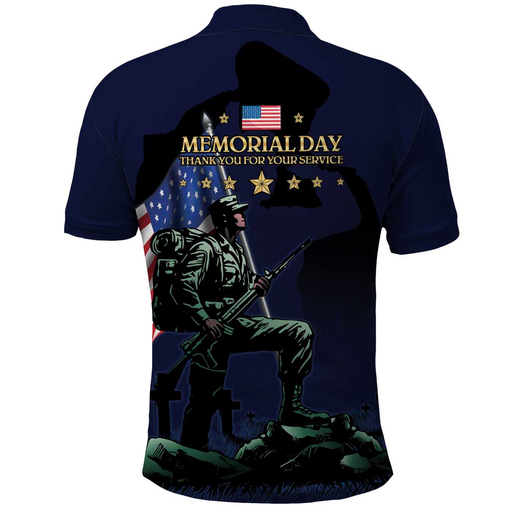 Memorial Day Veteran Remember and Honor Polo Shirt