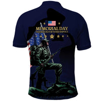 Memorial Day Veteran Remember and Honor Polo Shirt