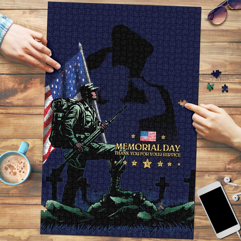 Memorial Day Veteran Remember and Honor Puzzle