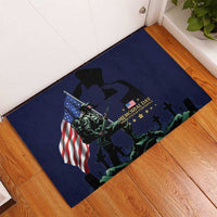 Memorial Day Veteran Remember and Honor Rubber Doormat