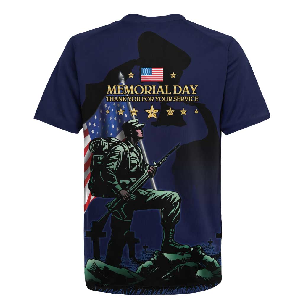 Memorial Day Veteran Remember and Honor Rugby Jersey