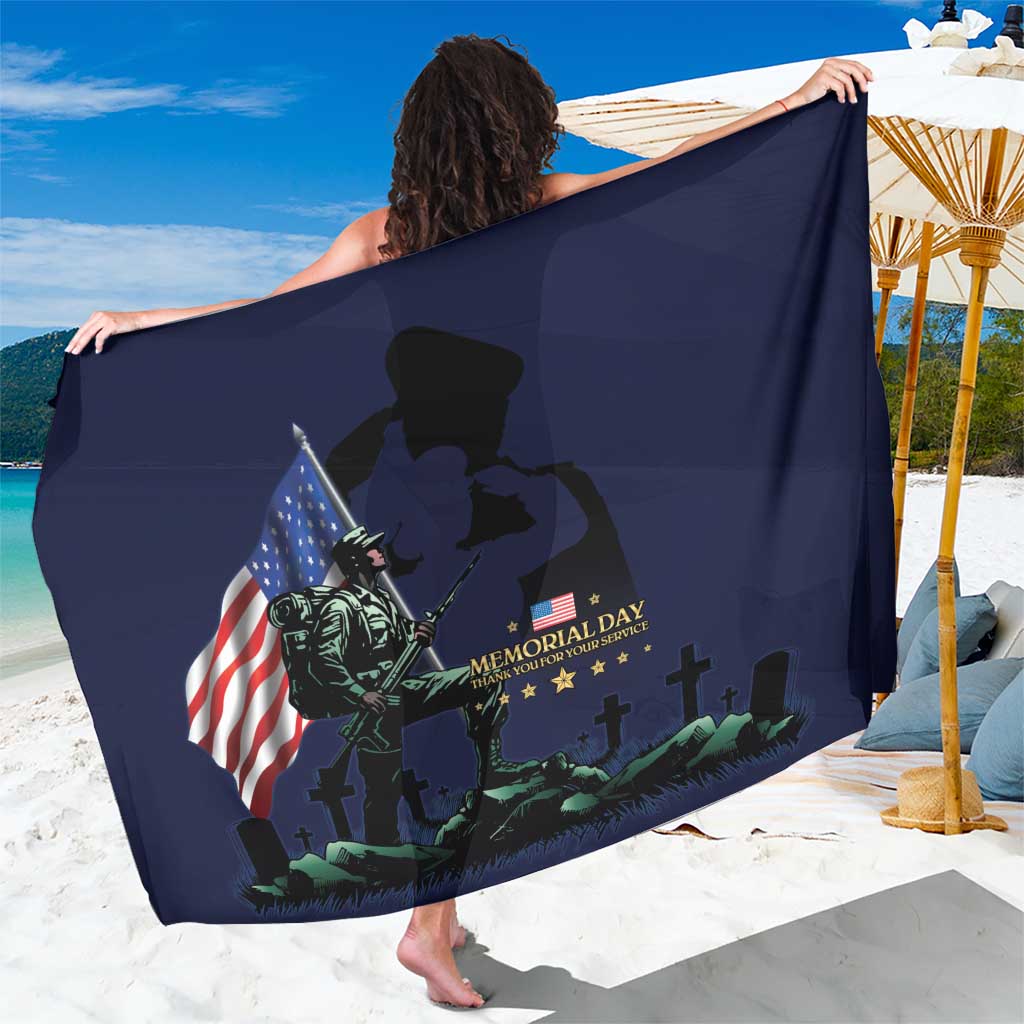 Memorial Day Veteran Remember and Honor Sarong