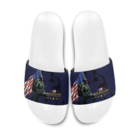 Memorial Day Veteran Remember and Honor Slide Sandals