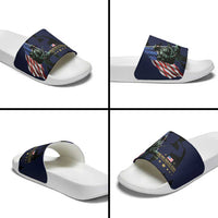 Memorial Day Veteran Remember and Honor Slide Sandals