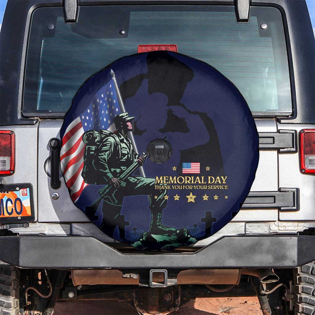 Memorial Day Veteran Remember and Honor Spare Tire Cover