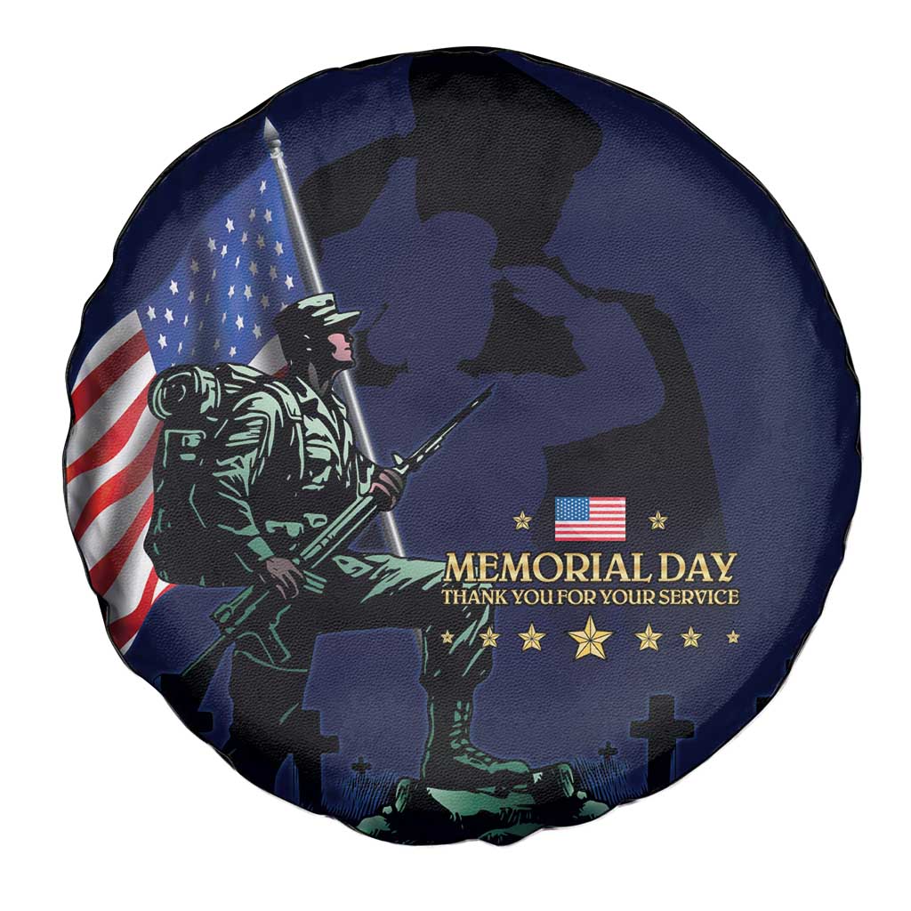 Memorial Day Veteran Remember and Honor Spare Tire Cover