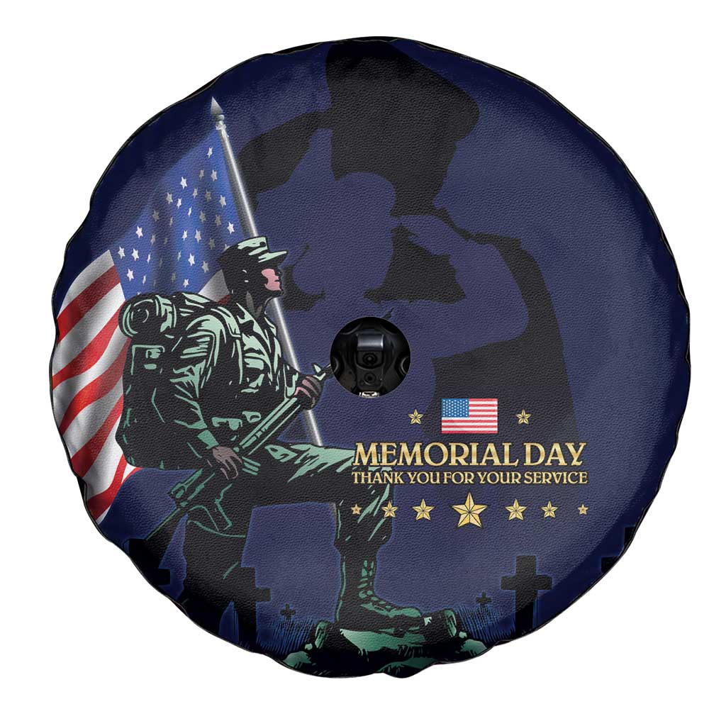 Memorial Day Veteran Remember and Honor Spare Tire Cover