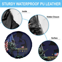Memorial Day Veteran Remember and Honor Spare Tire Cover