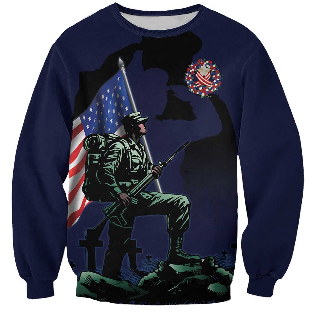 Memorial Day Veteran Remember and Honor Sweatshirt