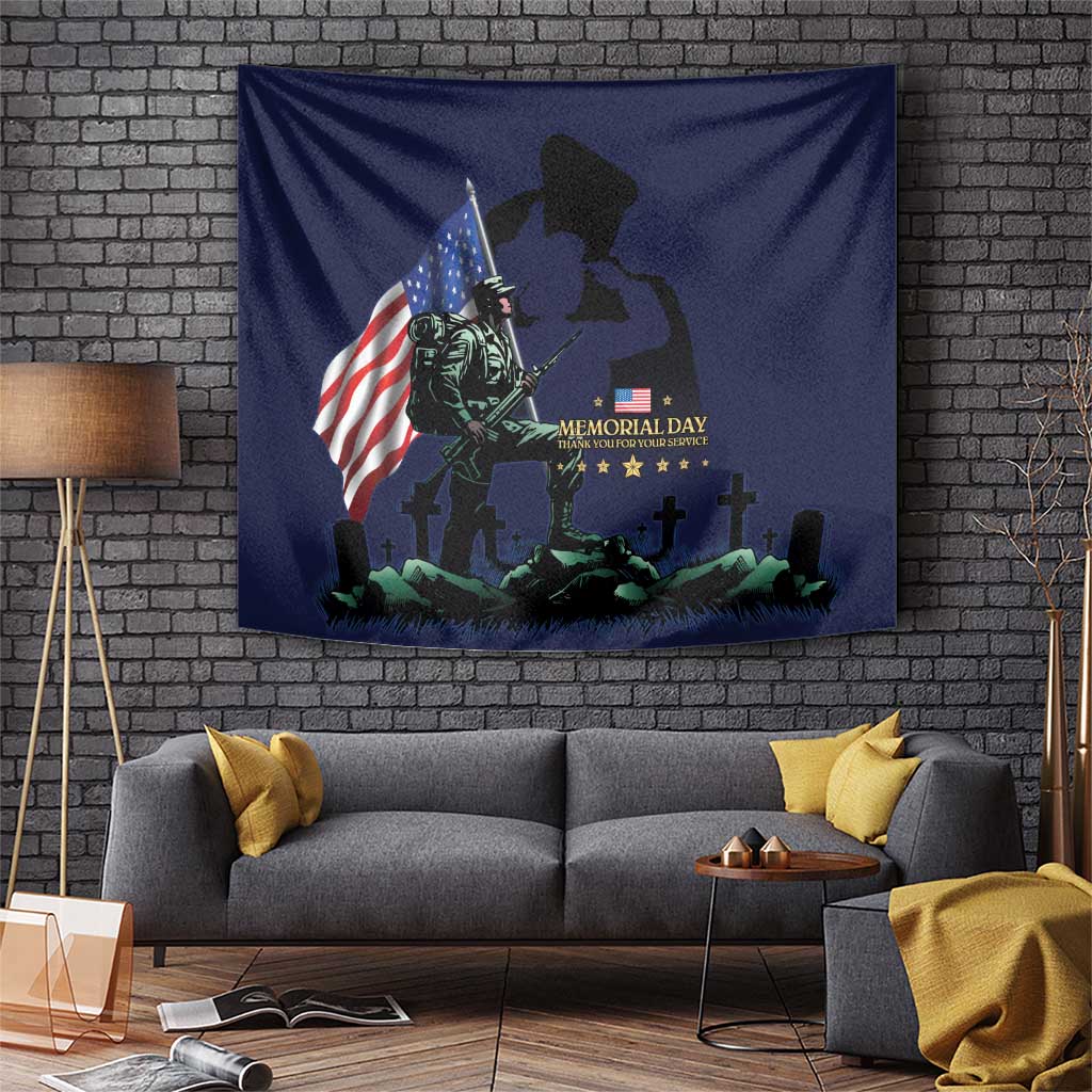 Memorial Day Veteran Remember and Honor Tapestry