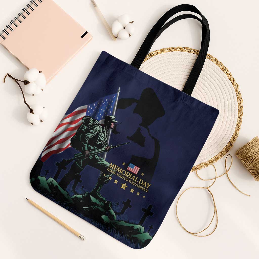 Memorial Day Veteran Remember and Honor Tote Bag