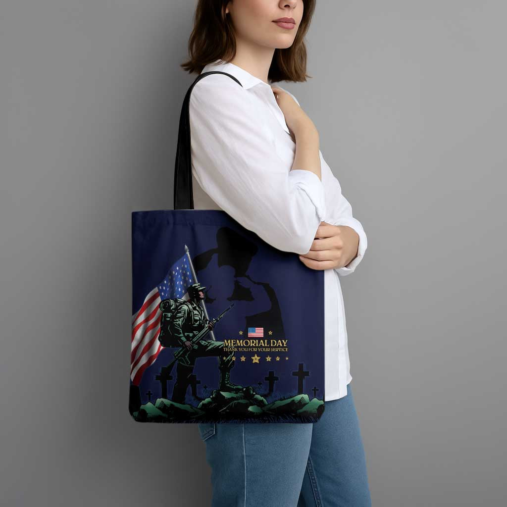 Memorial Day Veteran Remember and Honor Tote Bag