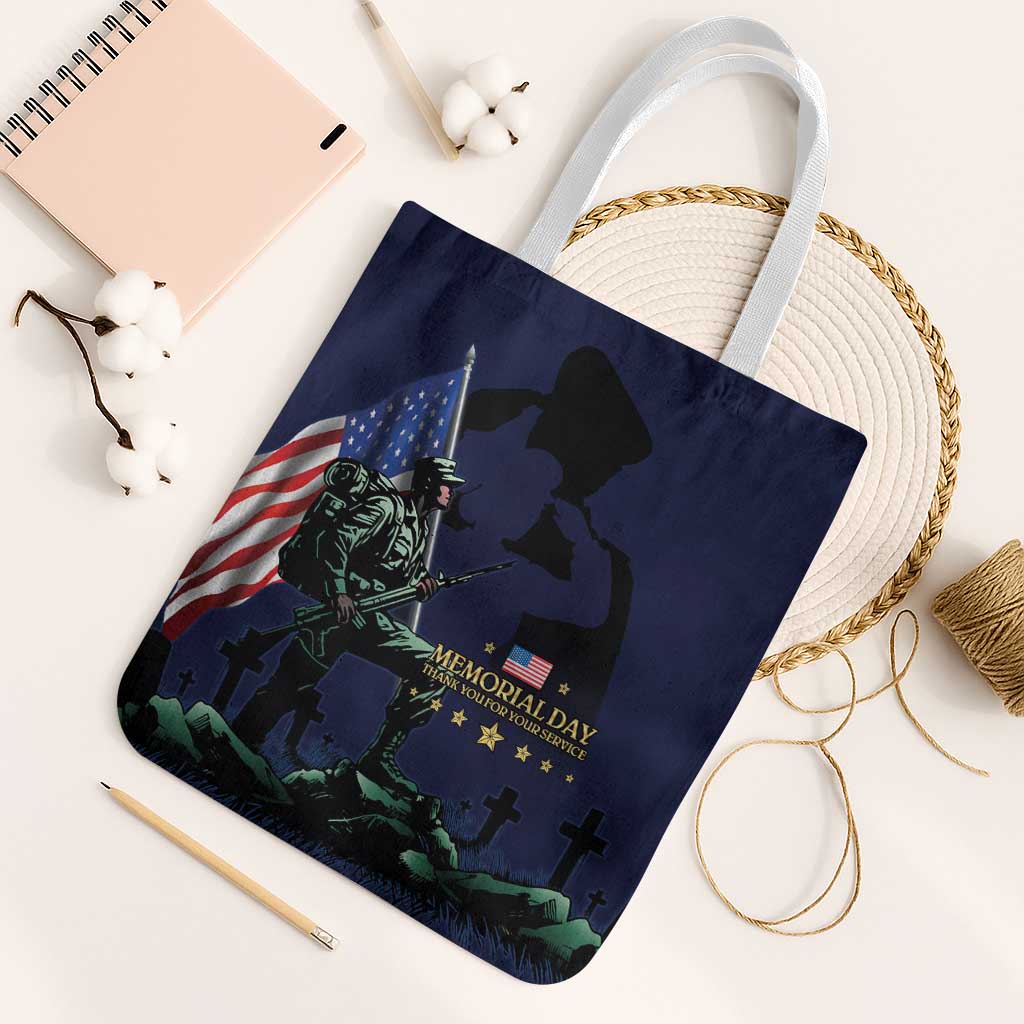 Memorial Day Veteran Remember and Honor Tote Bag