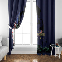 Memorial Day Veteran Remember and Honor Window Curtain