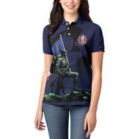 Memorial Day Veteran Remember and Honor Women Polo Shirt